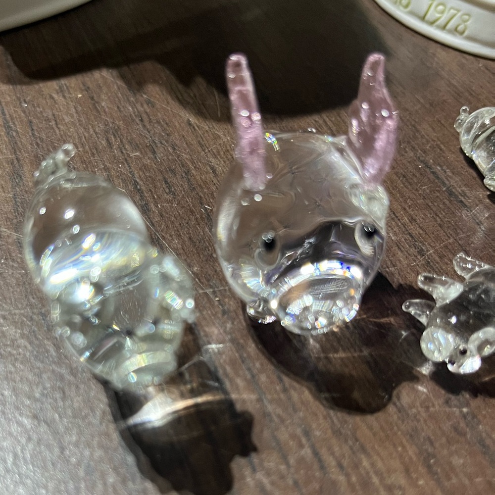 GLASS PIG DECOR - Picture 5 of 9